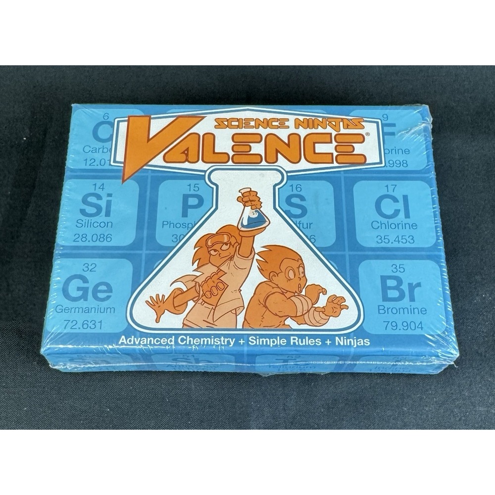 Science Ninjas Valence Card Game Advanced Chemistry New Sealed Package